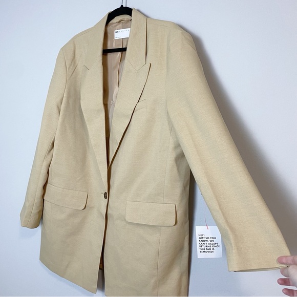 ASOS Perfect Blazer in Camel - Picture 8 of 13